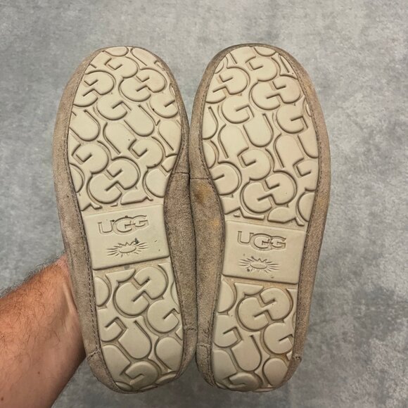 UGG Ansley Moccasin Slippers Women’s Size 8 Gray - Picture 5 of 7